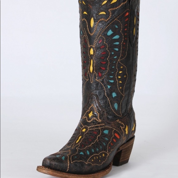 Corral Vintage Shoes - Corral Vintage Butterfly Cowboy Boots